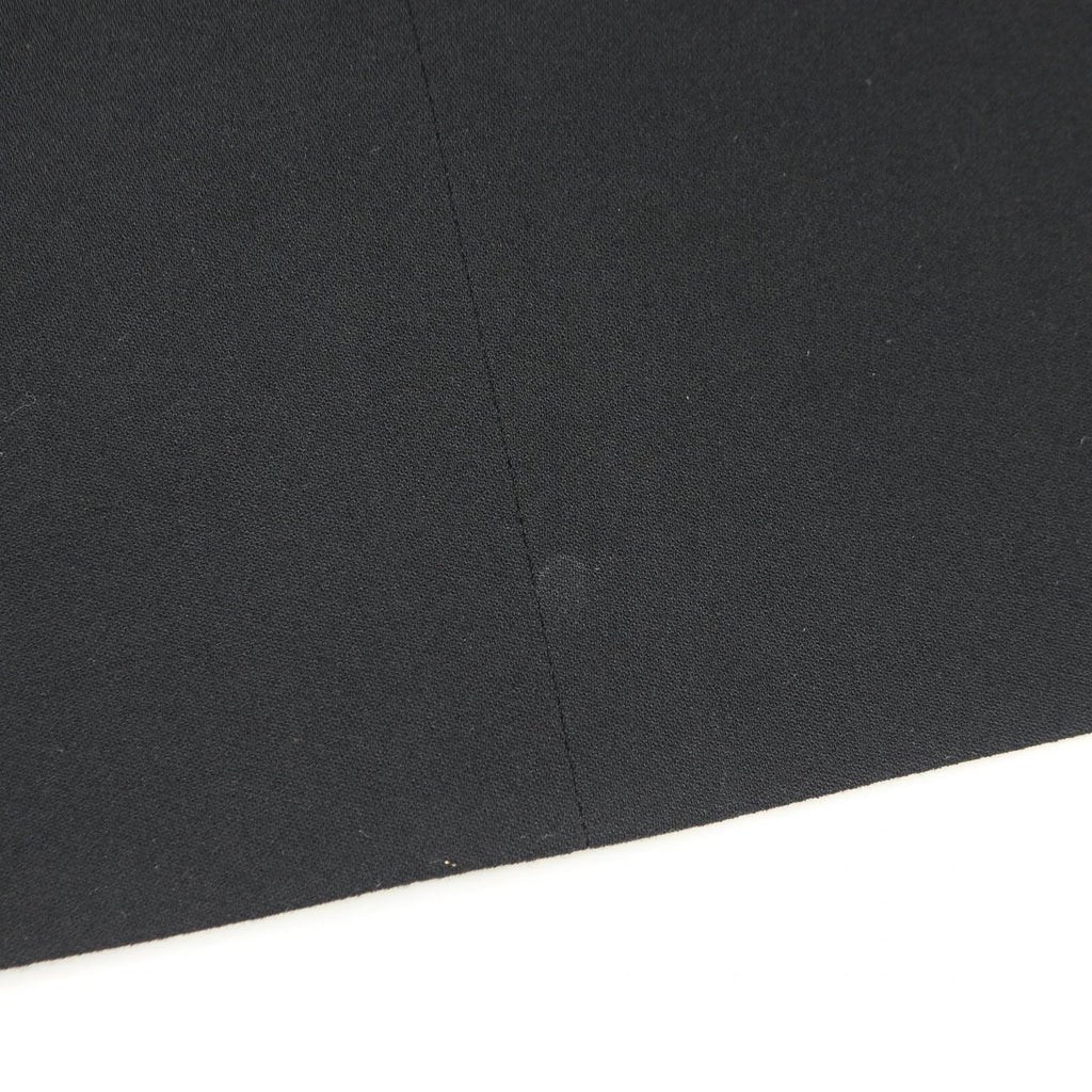 Chanel Skirt CC Logo Button BK Wool — view 6