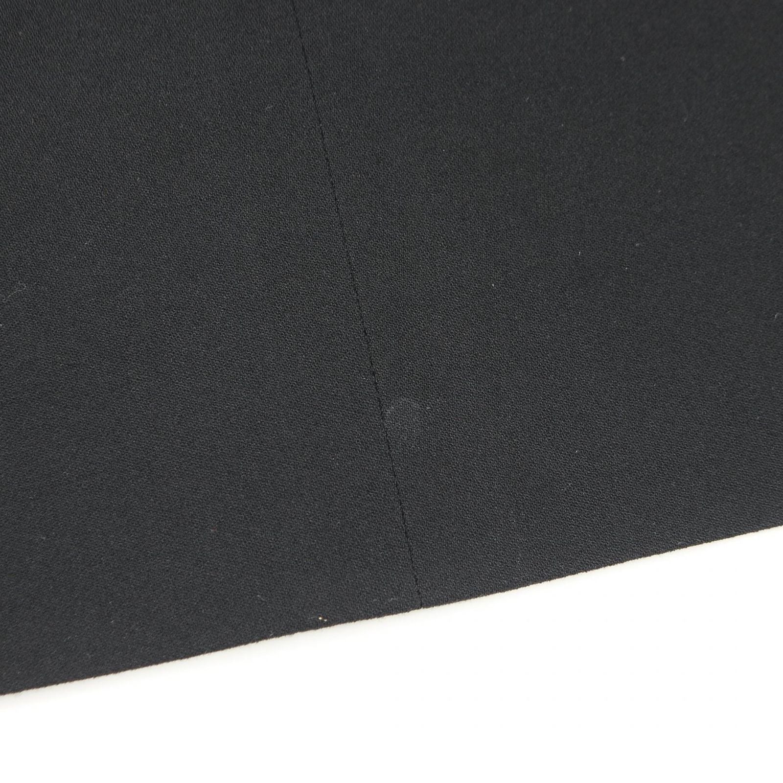Chanel Skirt CC Logo Button BK Wool — view 6