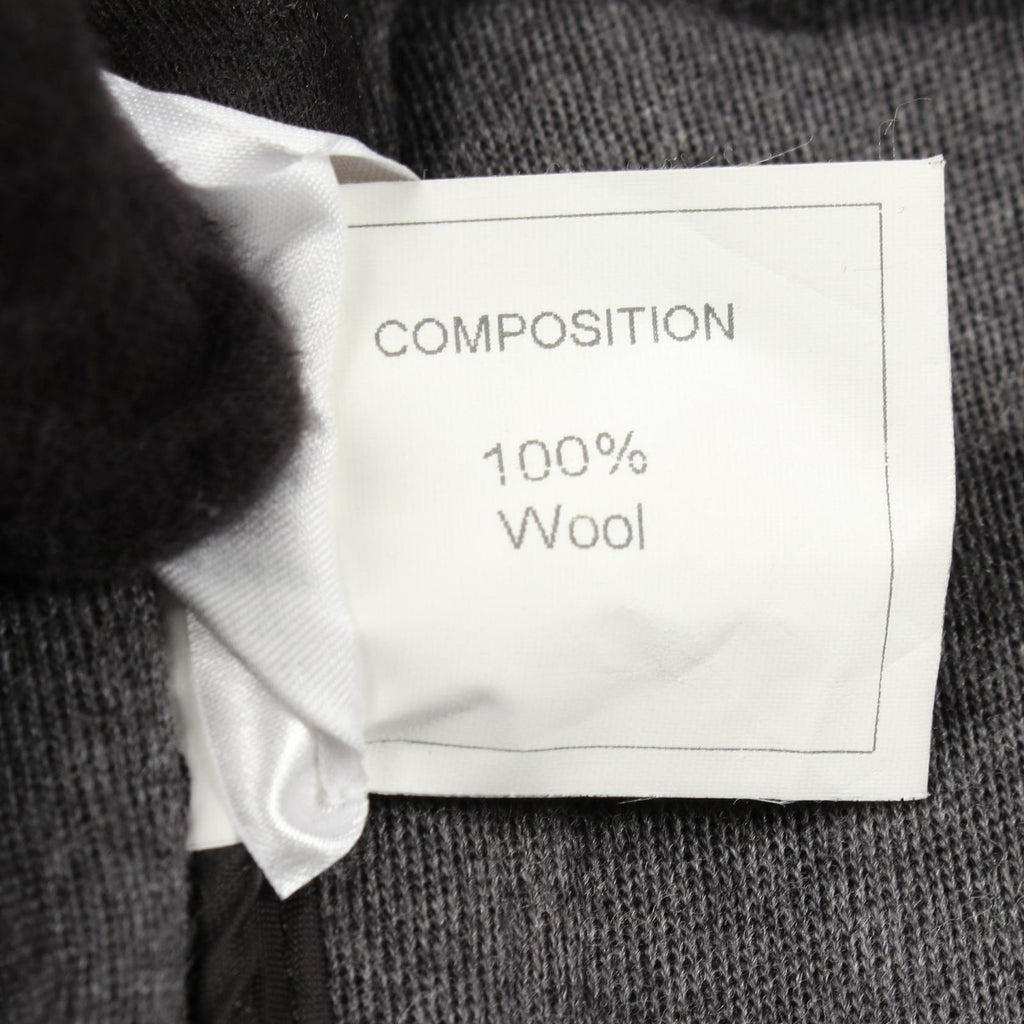 Chanel Rider's Jacket CC Logo Button Gray Wool — view 5