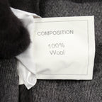 Chanel Rider's Jacket CC Logo Button Gray Wool — view 5