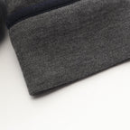 Chanel Tailored Jacket CC Logo Button Gray Wool — view 5