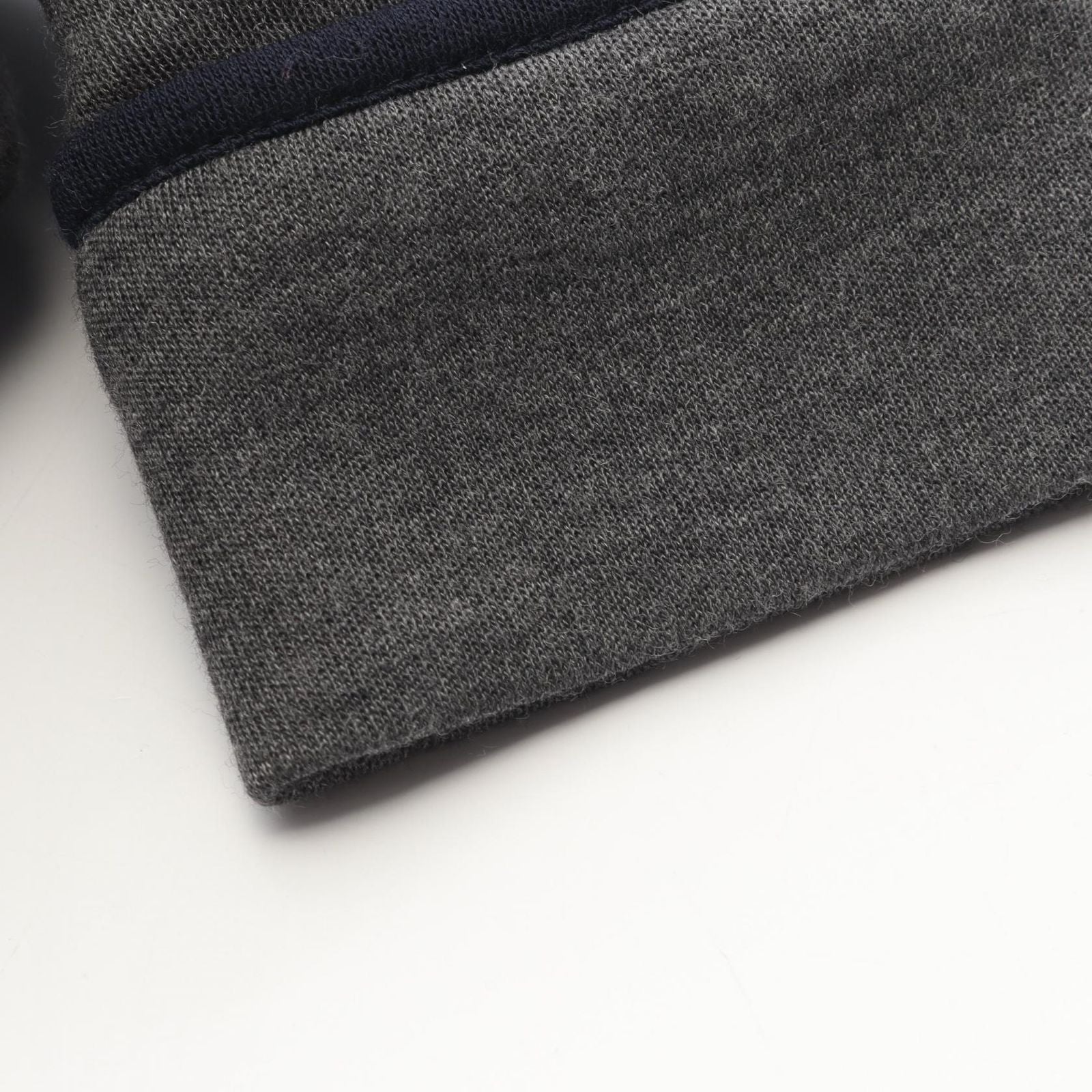 Chanel Tailored Jacket CC Logo Button Gray Wool — view 5