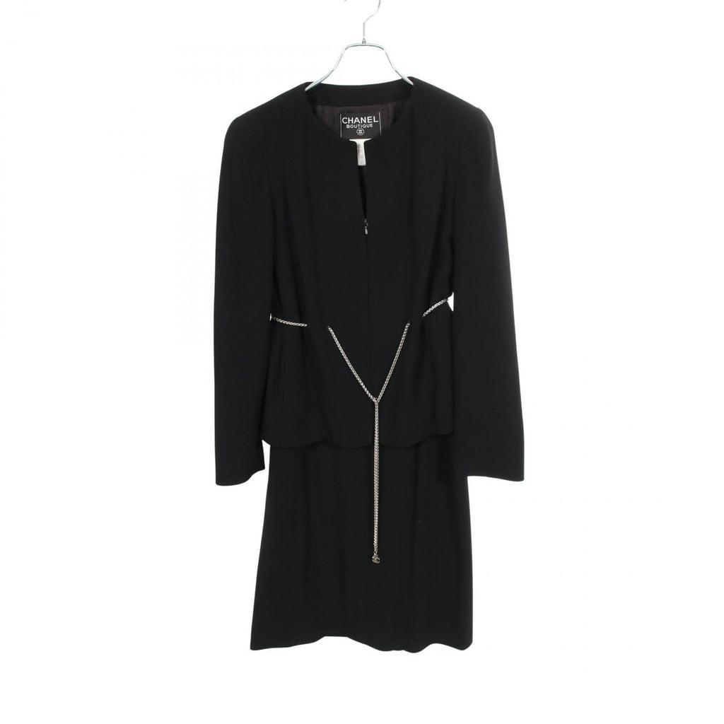 Chanel Set Chain with Belt Wool Set