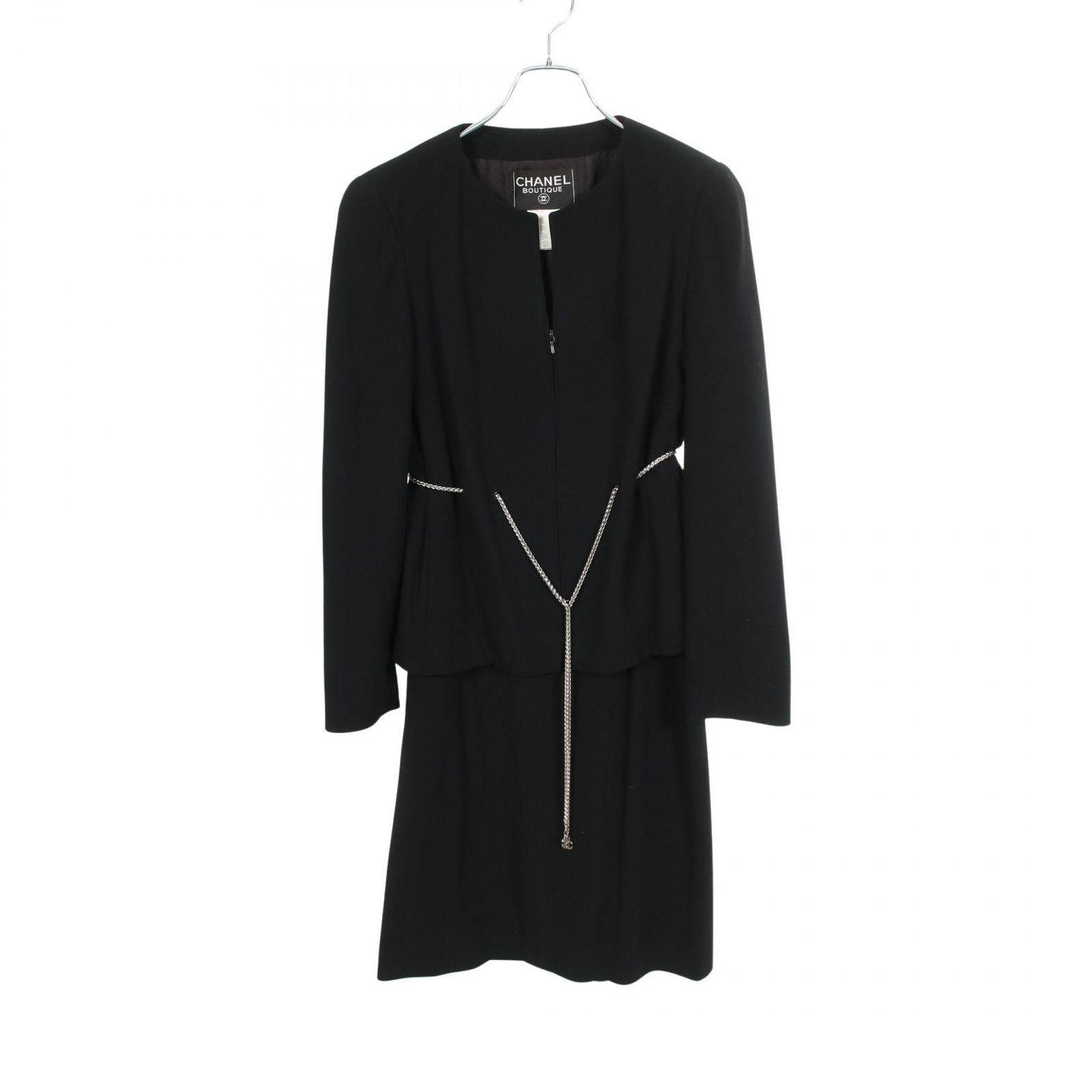 Chanel Set Chain with Belt Wool Set