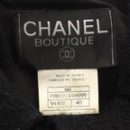 Chanel Suit CC Logo Button Tweed Wool Skirt — view 4