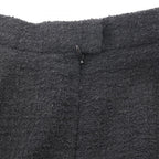 Chanel Suit CC Logo Button Tweed Wool Skirt — view 7