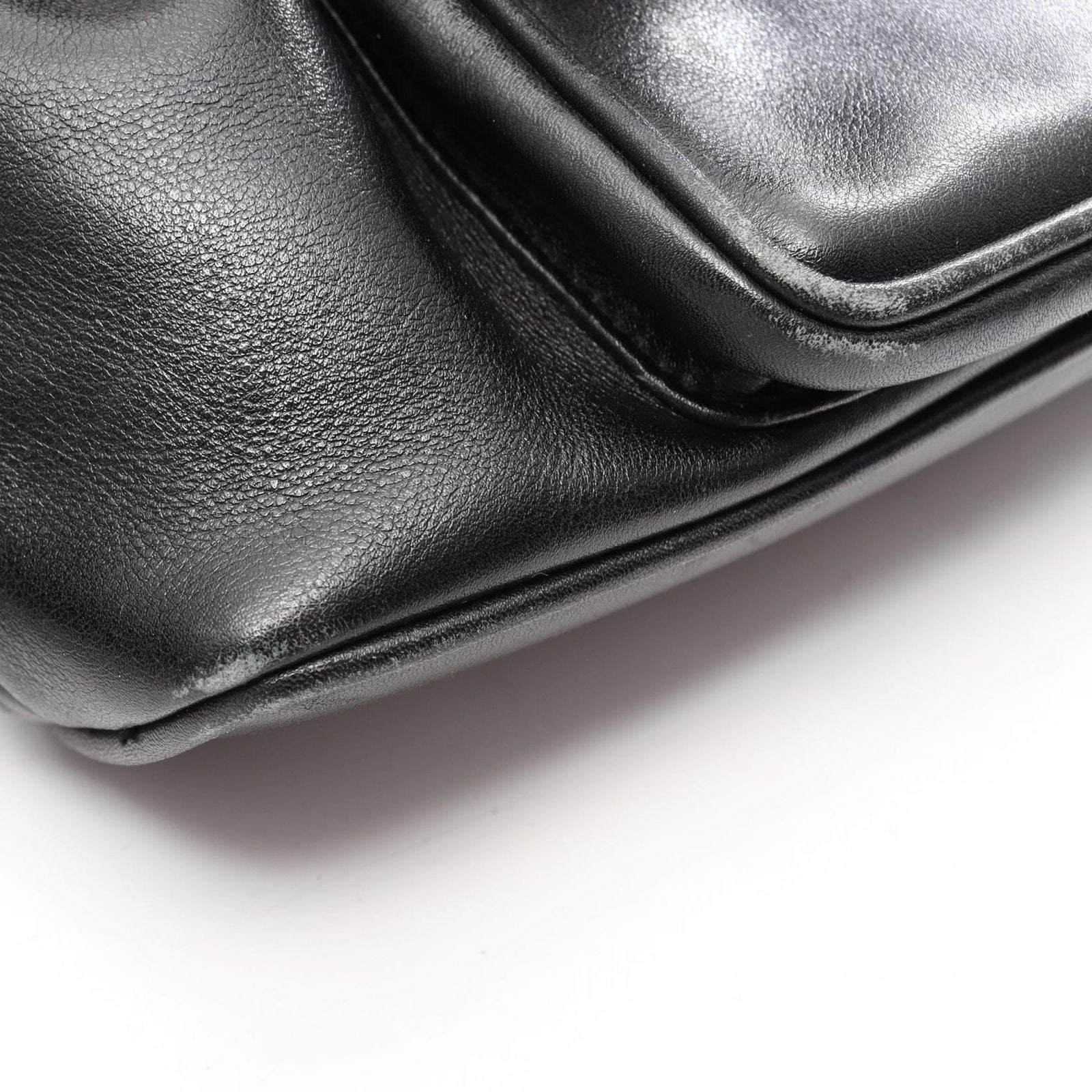 Gucci Backpack Bamboo 003 Black Leather Small