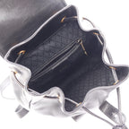 Gucci Backpack Bamboo 003 Black Leather Small