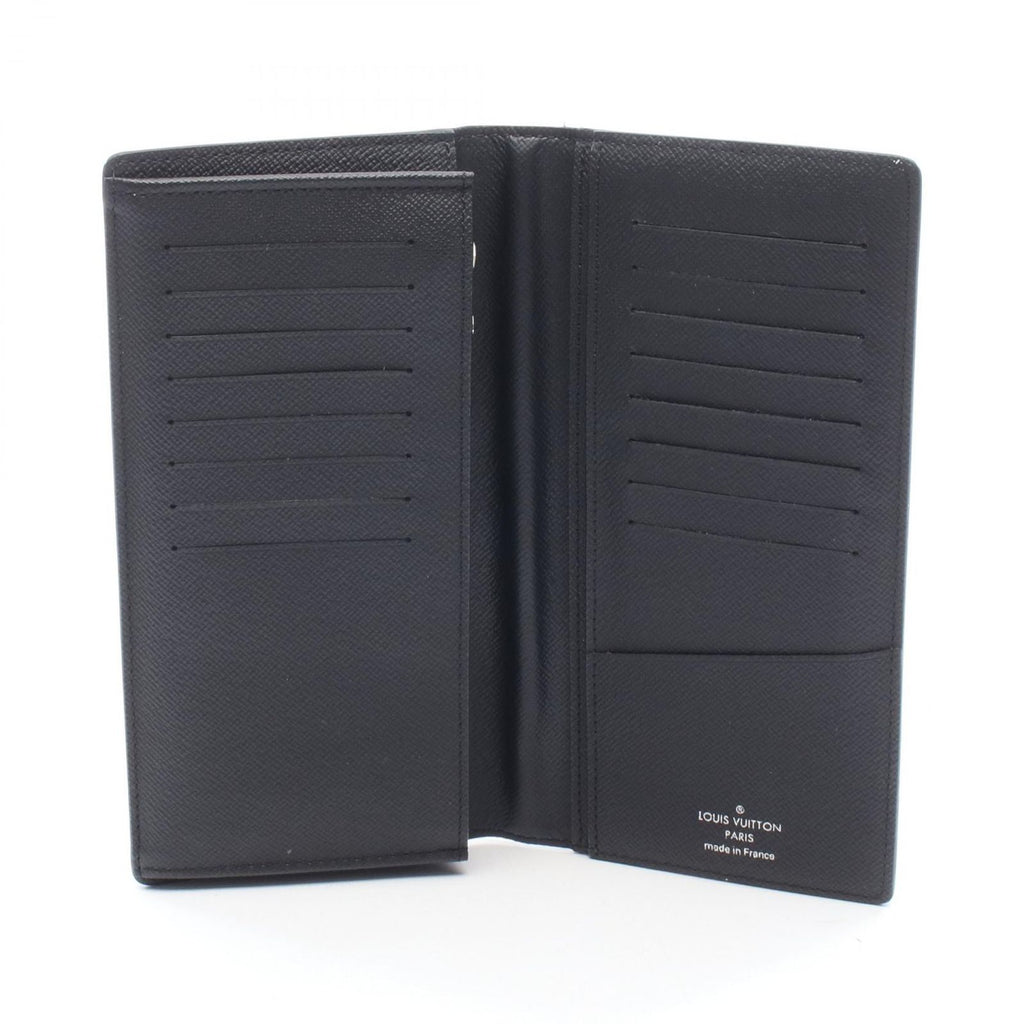 Louis Vuitton Bifold Wallet Portefeuille Brazza Damier Graphite Leather