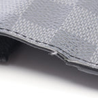 Louis Vuitton Bifold Wallet Portefeuille Brazza Damier Graphite Leather