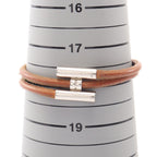 Hermes Bracelet Tourni Tresse Leather Stainless Steel