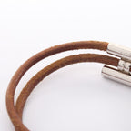 Hermes Bracelet Tourni Tresse Leather Stainless Steel
