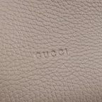 Gucci Bamboo Daily 2-Way Gray Leather Shoulder Bag