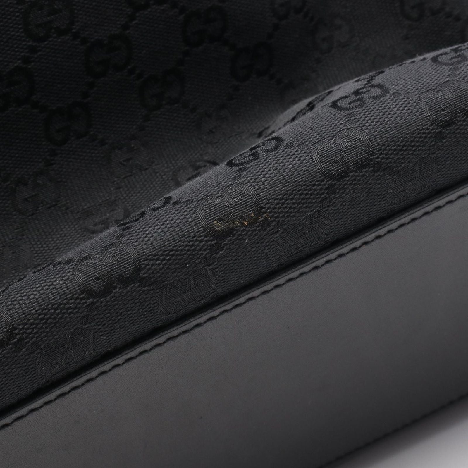 Gucci Tote GG Canvas Black Handbag
