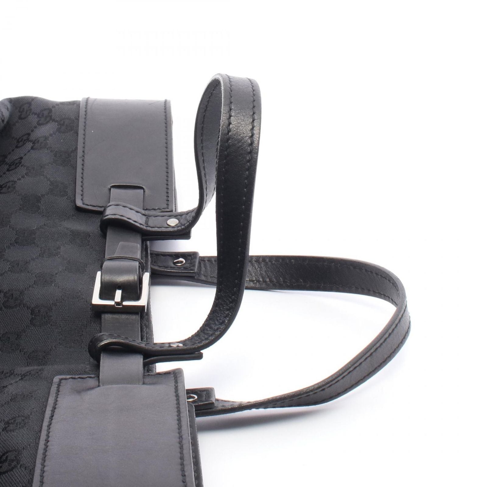 Gucci Tote GG Canvas Black Handbag