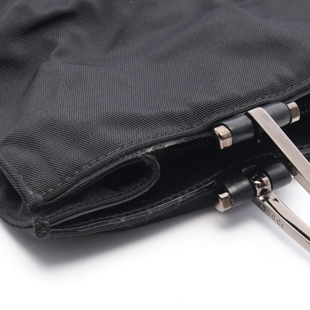 Gucci Tote Bag 002 Black Leather