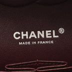 Chanel Shoulder Bag Quilted Double Flap Black Lambskin Chain
