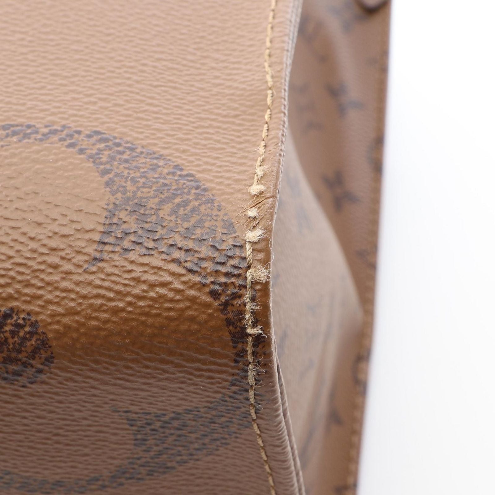 Louis Vuitton Tote Bag On The Go MM Canvas Leather