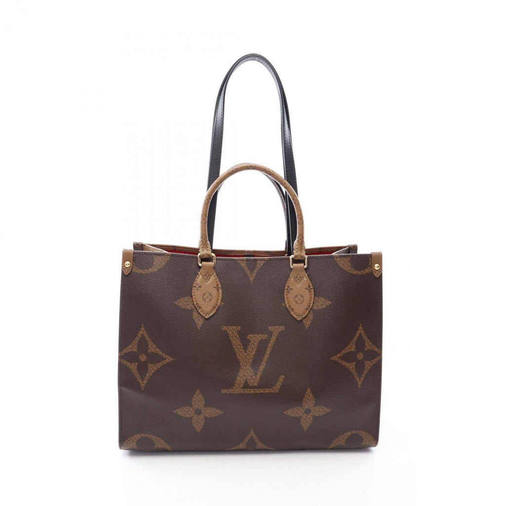 Louis Vuitton Tote Bag On The Go MM Canvas Leather