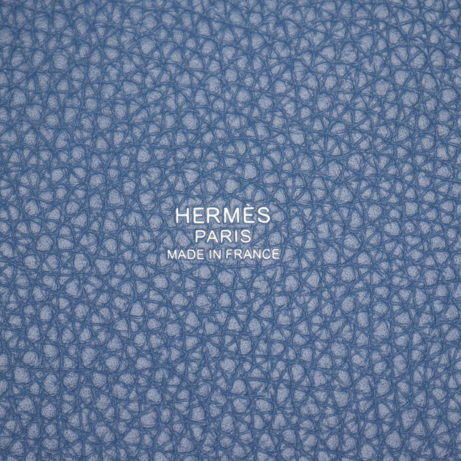 Hermes Handbag Picotin Lock PM Blue