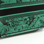 Dior Tote Bag Book Green Black Canvas