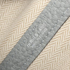 Hermes Tote Bag Garden Party TPM Gris Perle Leather