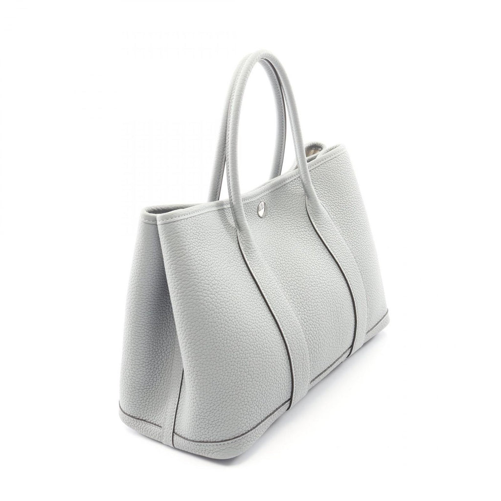 Hermes Tote Bag Garden Party TPM Gris Perle Leather