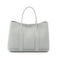 Hermes Tote Bag Garden Party TPM Gris Perle Leather