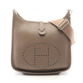 Hermes Shoulder Bag Evelyne 3 Trois PM Etoupe Leather