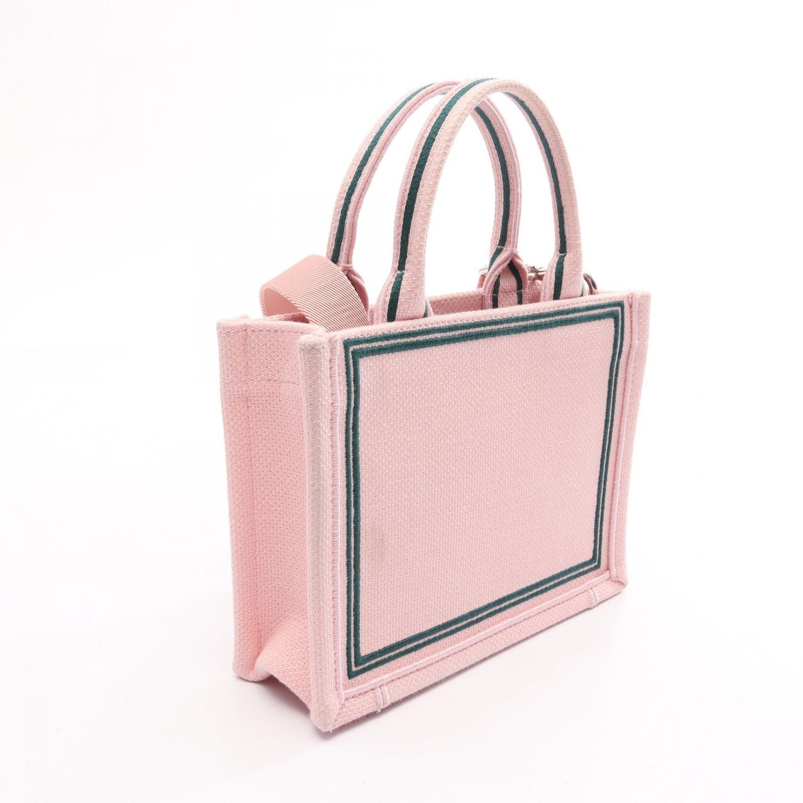 Dior Tote Bag Book Small 2-Way Pink Canvas