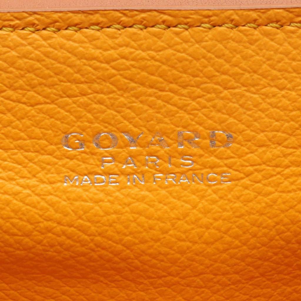 Goyard Handbag Saigon Mini 2-Way Black Brown Canvas Leather Soft — view 4