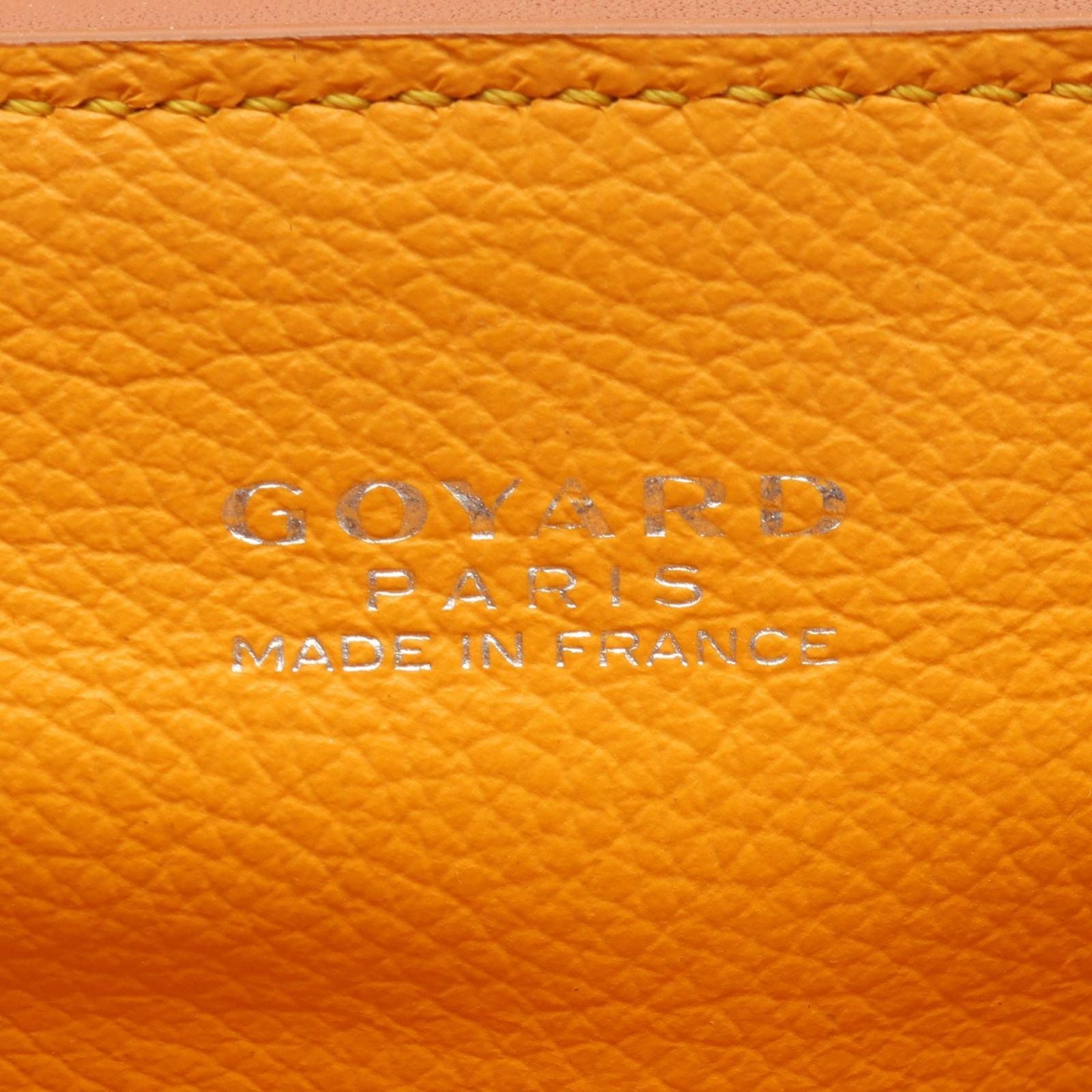 Goyard Handbag Saigon Mini 2-Way Black Brown Canvas Leather Soft — view 4