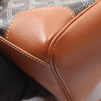 Goyard Handbag Saigon Mini 2-Way Black Brown Canvas Leather Soft — view 6