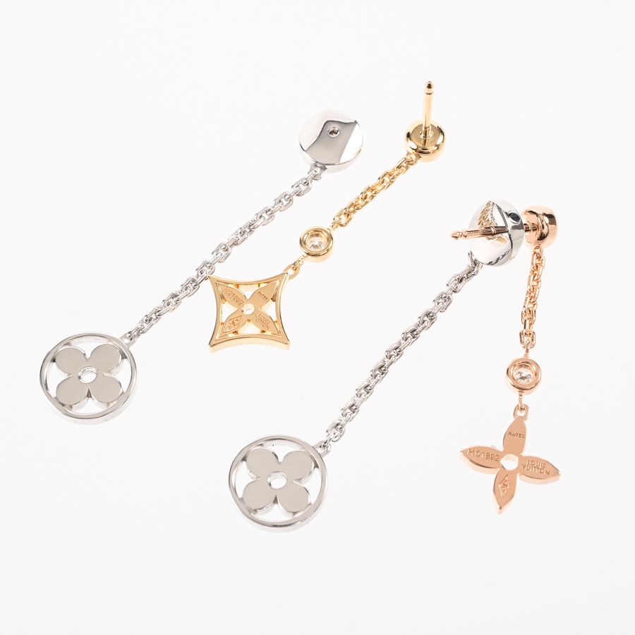 Louis Vuitton Earrings Monogram Idylle Double Chain — view 4