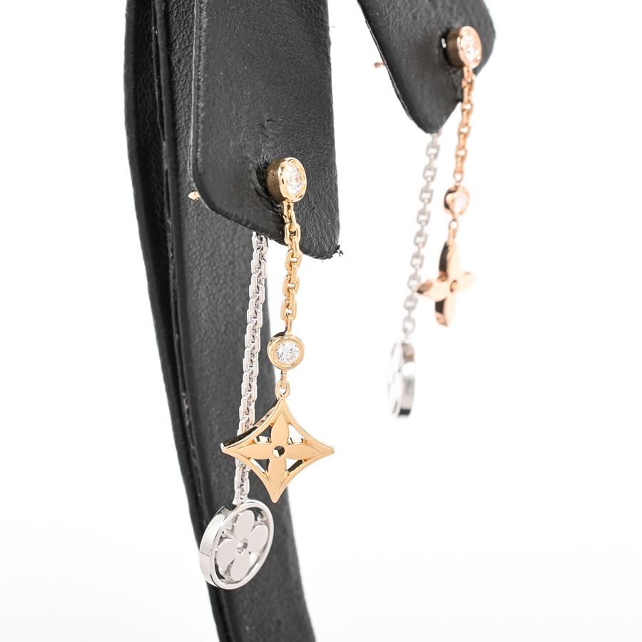 Louis Vuitton Earrings Monogram Idylle Double Chain — view 3