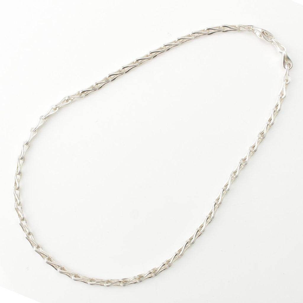 Gucci Era Figaro Chain Necklace 925 Sterling Silver