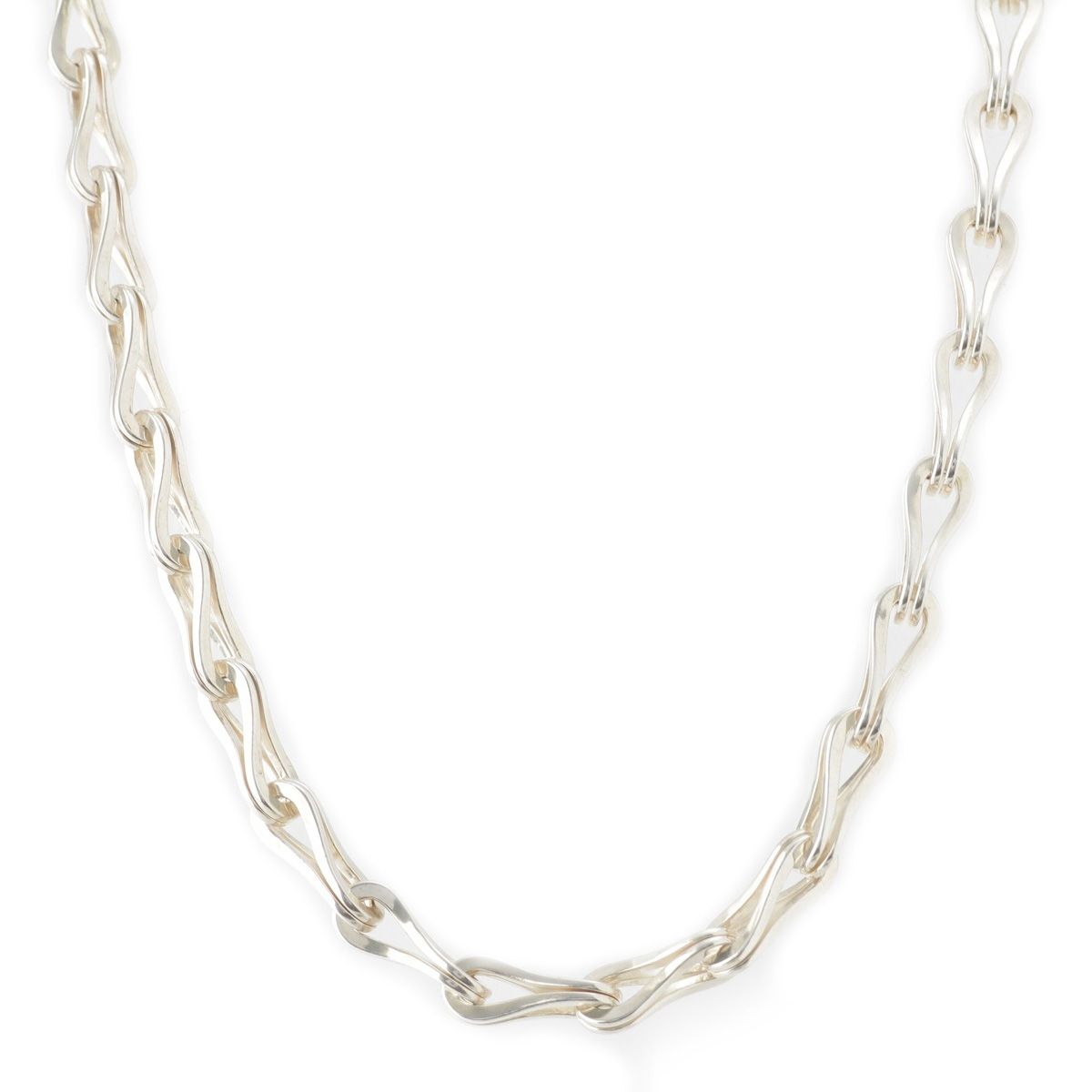 Gucci Era Figaro Chain Necklace 925 Sterling Silver