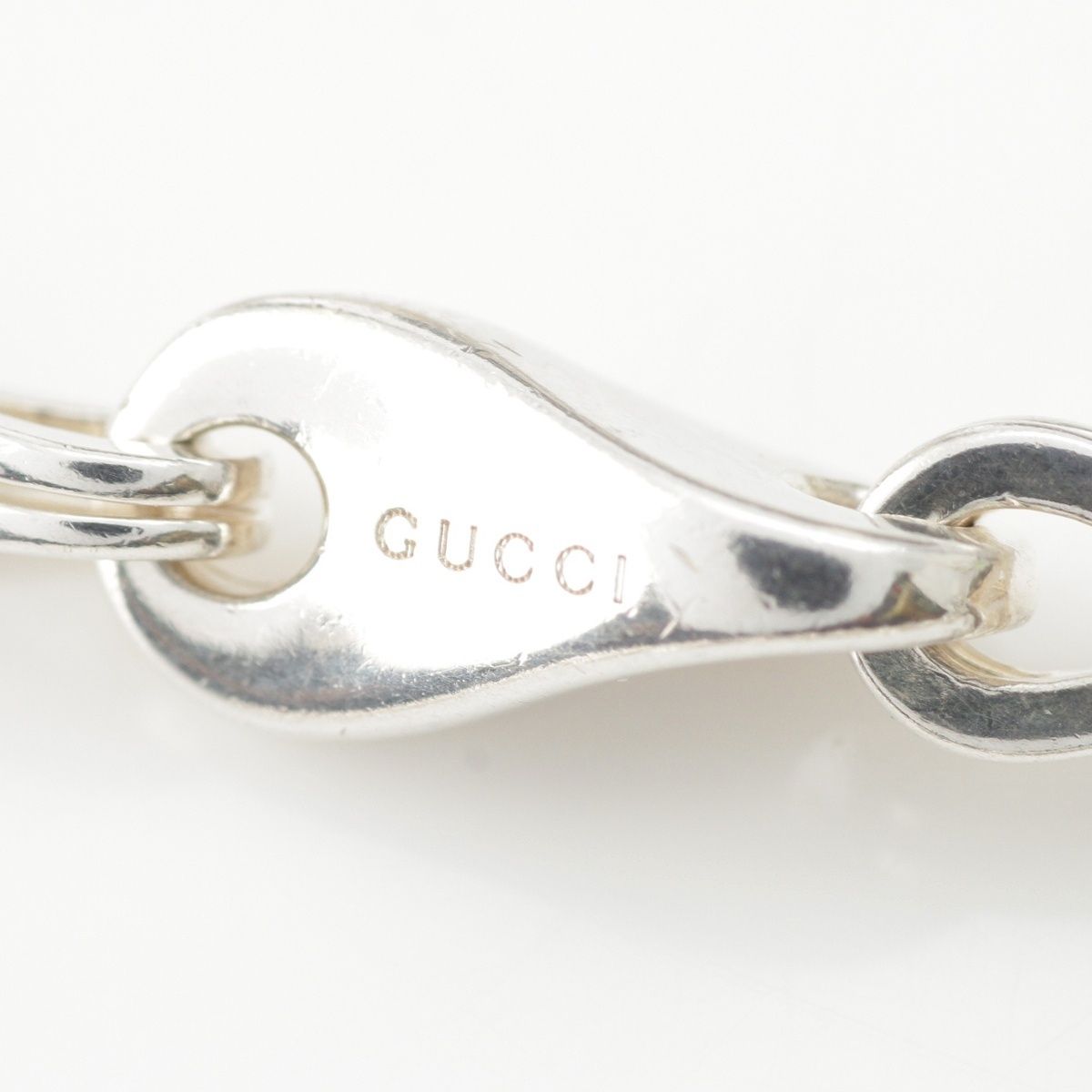 Gucci Era Figaro Chain Necklace 925 Sterling Silver