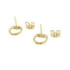 Gucci Horsebit Studded Earrings