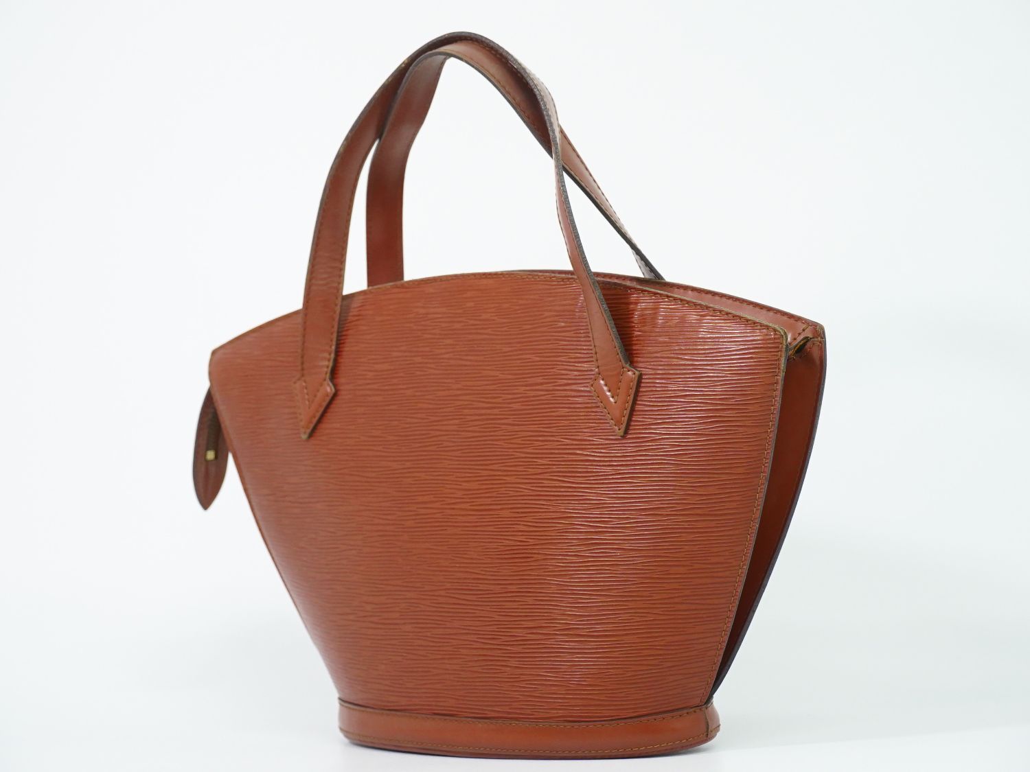 Louis Vuitton LV Saint Jacques Epi Leather Handbag Kenya Brown