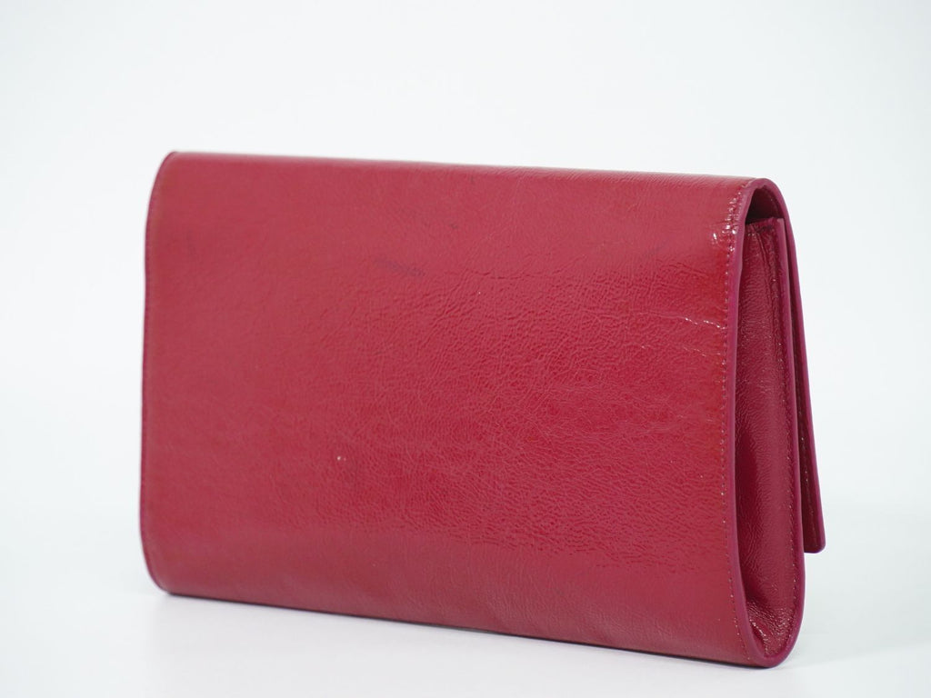 Saint Laurent YSL Belle de Jour Clutch Patent Leather