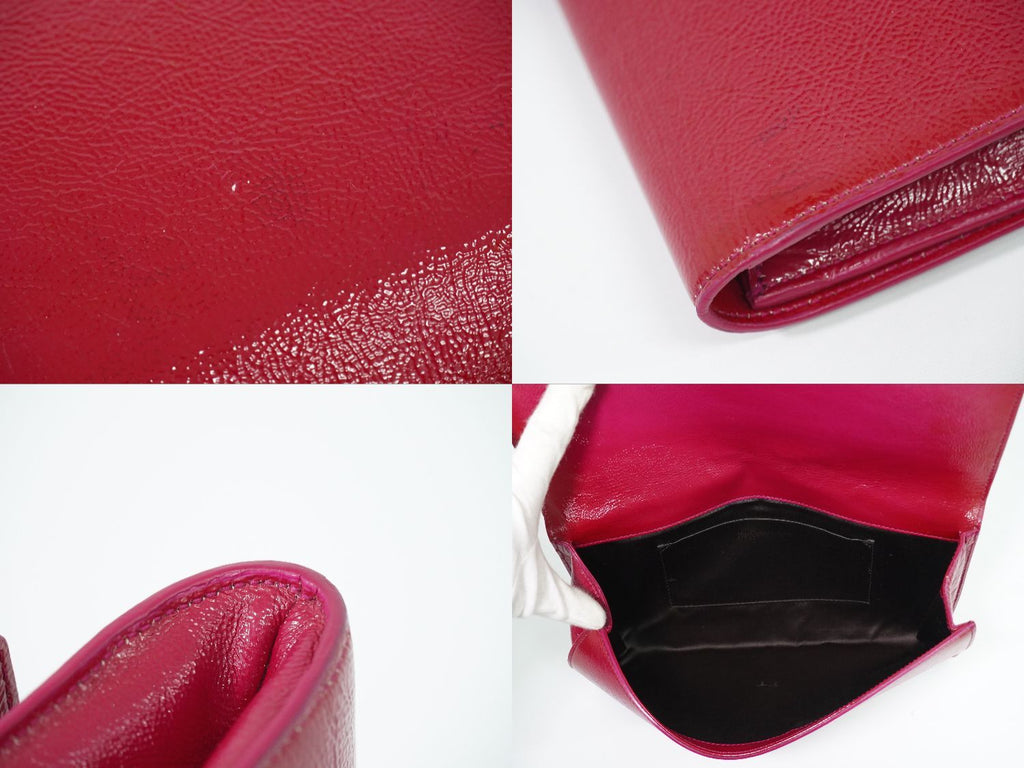 Saint Laurent YSL Belle de Jour Clutch Patent Leather