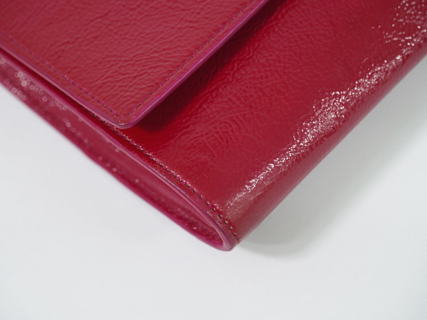 Saint Laurent YSL Belle de Jour Clutch Patent Leather