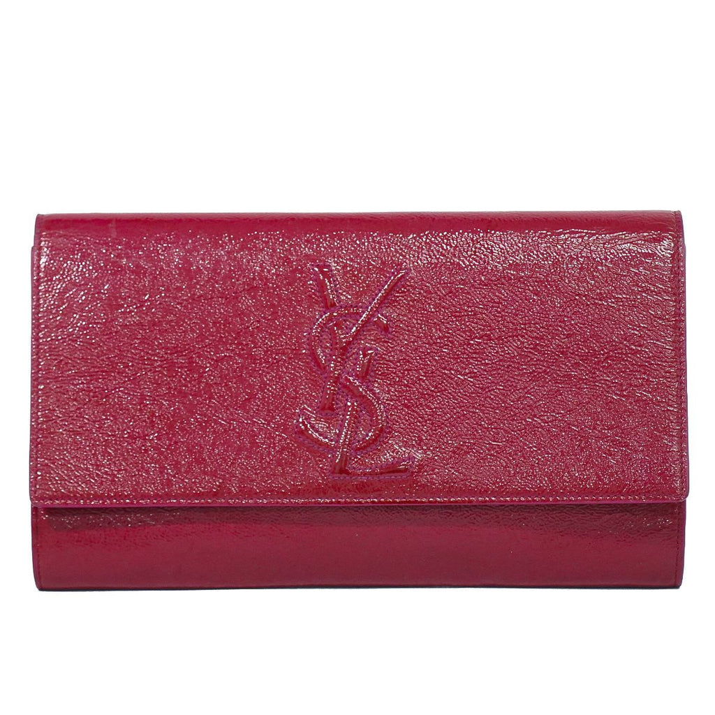 Saint Laurent YSL Belle de Jour Clutch Patent Leather