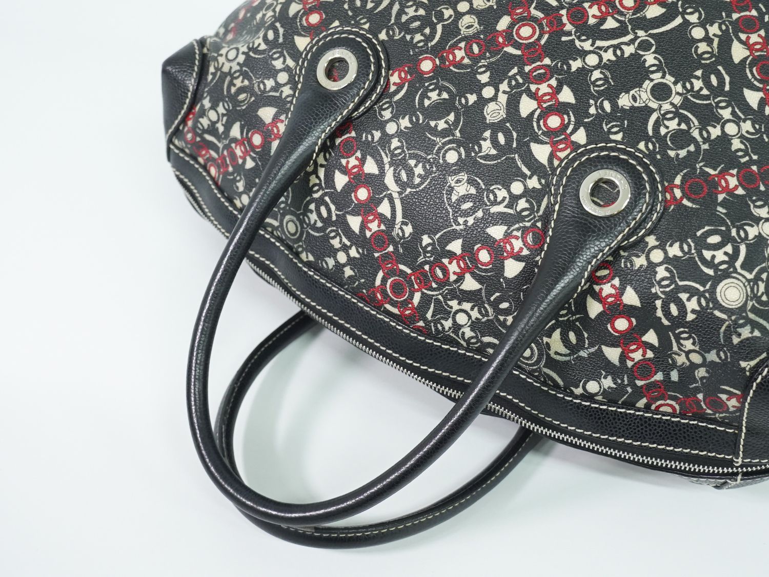 Chanel Coco Travel Mini Boston Bag Black