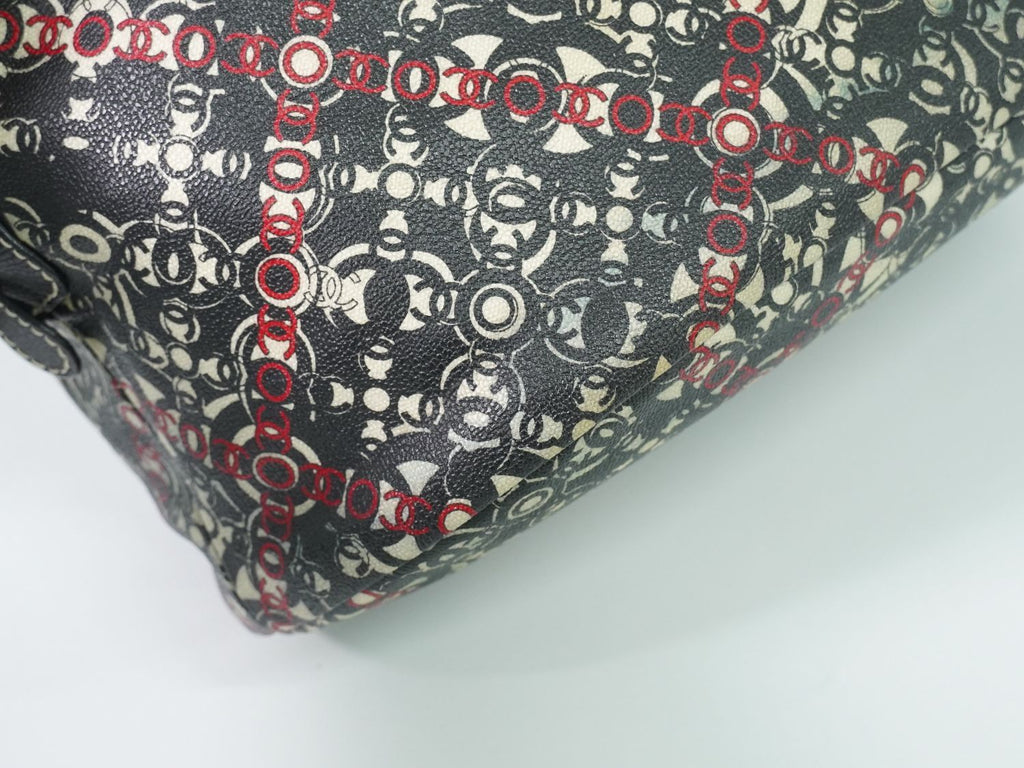 Chanel Coco Travel Mini Boston Bag Black