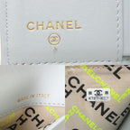 Chanel Trifold Wallet Blue
