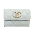 Chanel Trifold Wallet Blue