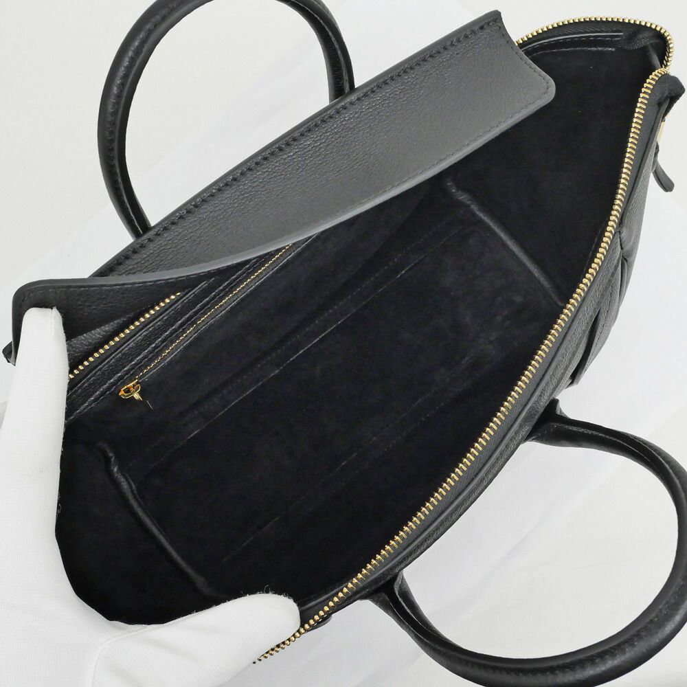 Celine Little Luggage Black Calfskin 2-Way Handbag