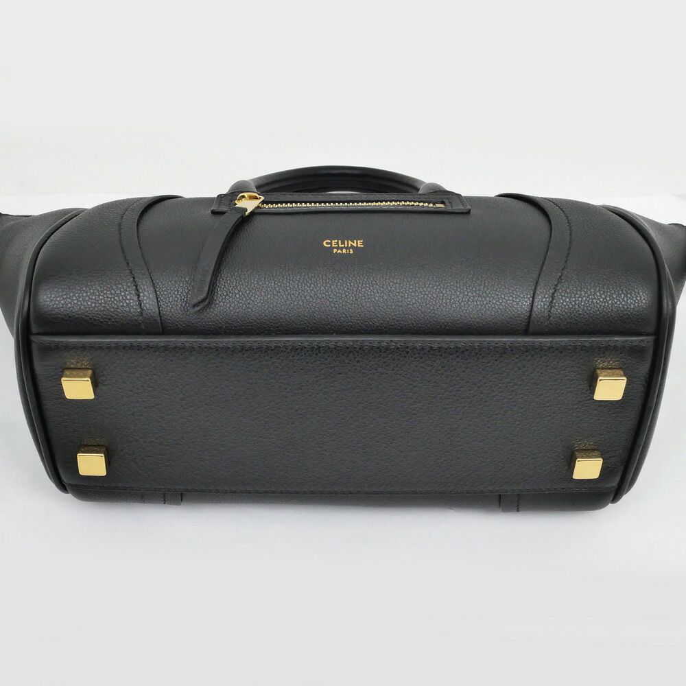 Celine Little Luggage Black Calfskin 2-Way Handbag